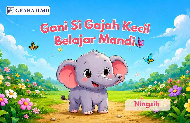 Gani Si Gajah Kecil Belajar Mandi